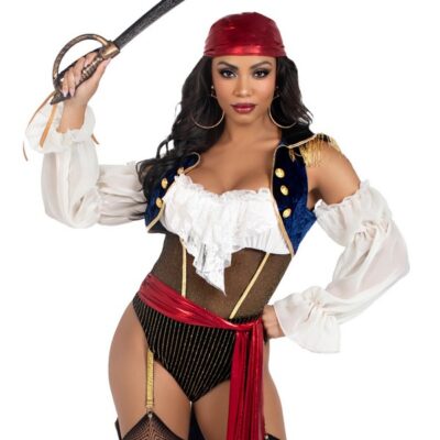 2 Piece Buccaneer Beauty Costume by Leg Avenue — beauty costume for her