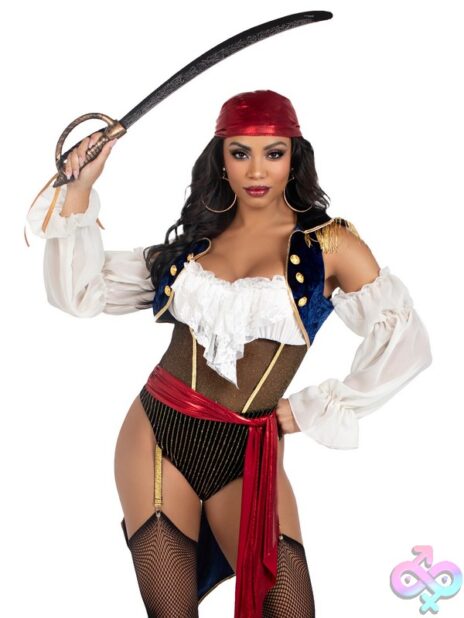 2 Piece Buccaneer Beauty Costume by Leg Avenue — beauty costume for her
