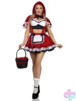3 Piece Flirty Miss Red Costume