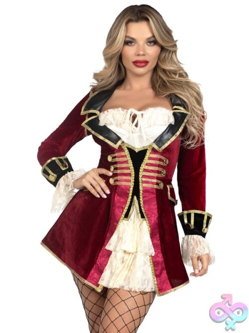 1 Piece Captivating Pirate Captain Costume