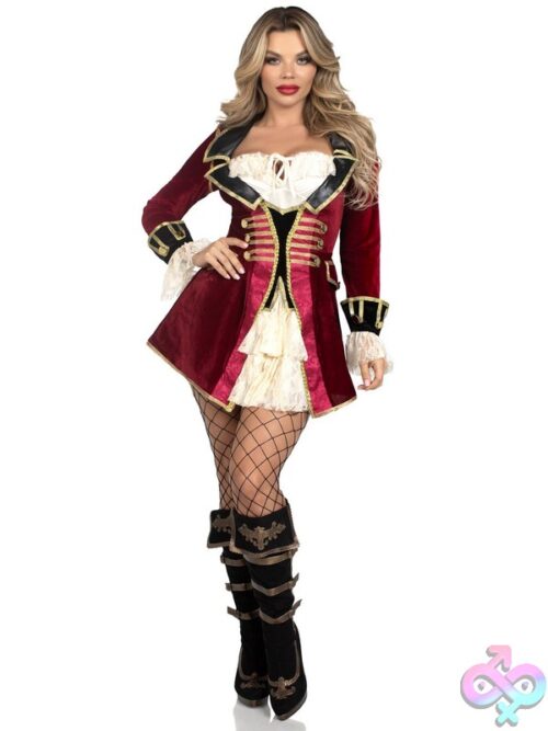 1 Piece Captivating Pirate Captain Costume