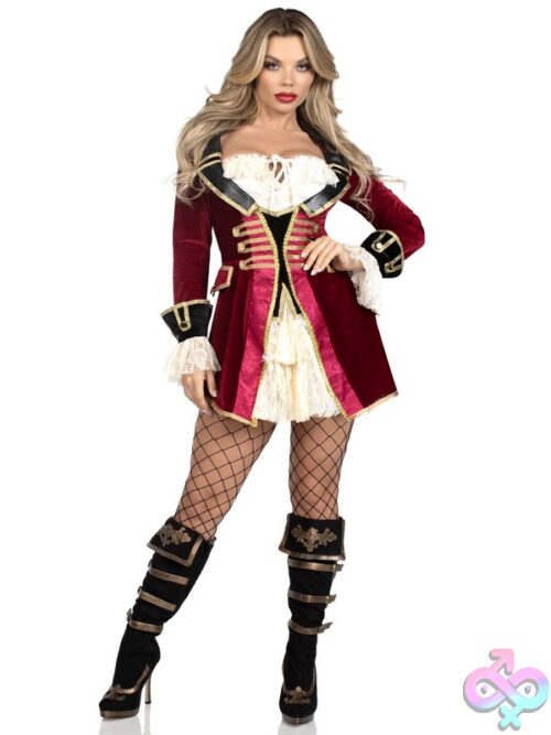 1 Piece Captivating Pirate Captain Costume