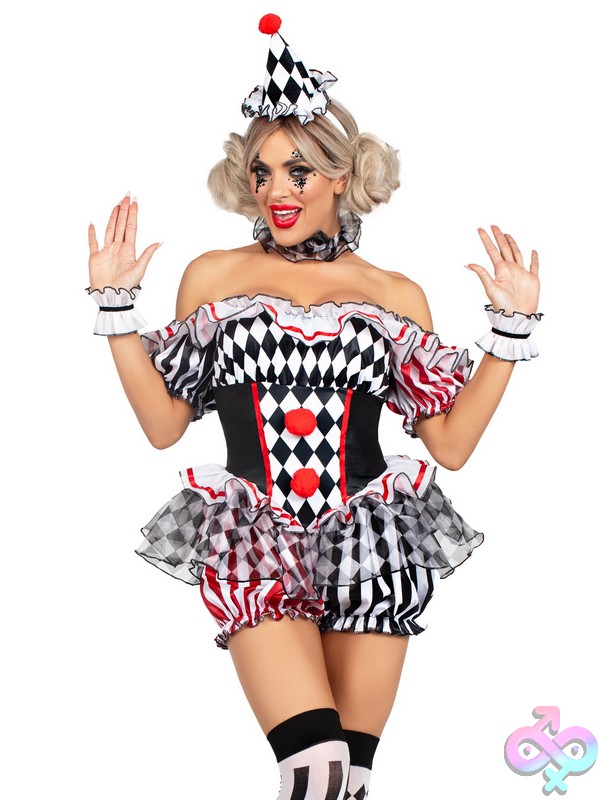 Discreet-Toys-Leg-Avenue-Costume-87237_001_101 Darling Harlequin Costume 4-Piece Set By Leg Avenue
