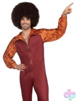 Mens 1 Pc Disco Leisure Suit Costume