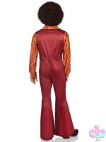 Mens 1 Pc Disco Leisure Suit Costume