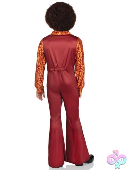 Mens 1 Pc Disco Leisure Suit Costume