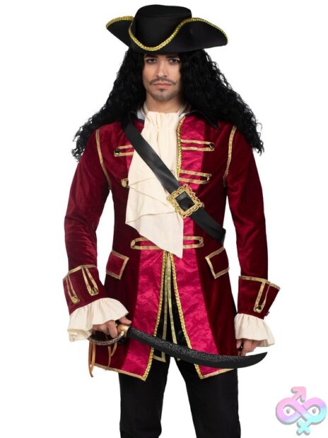 Mens 4 Pc Pirate Captain Costume by Leg Avenue — captain costume