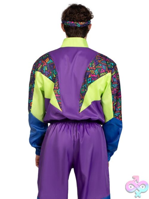 Men S 2 Pc Retro 80S Tracksuit Costume