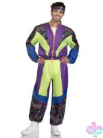 Men S 2 Pc Retro 80s Tracksuit Costume
