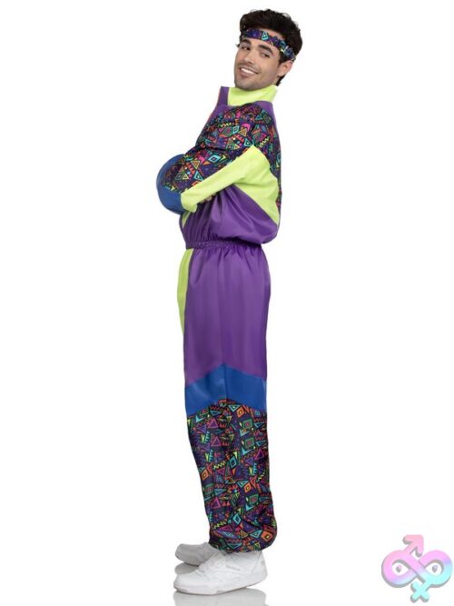 Men S 2 Pc Retro 80S Tracksuit Costume
