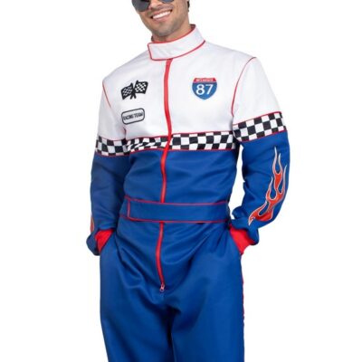 Racer Costume Men S 1 Pc Speedway Racer Costume by Leg Avenue