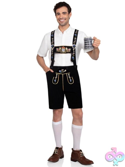 Men S 1 Pc Bavarian Lederhosen Costume