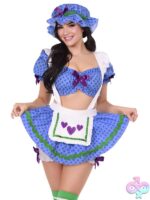 3 Piece Blueberry Babe Costume by Leg Avenue — flirty lingerie set