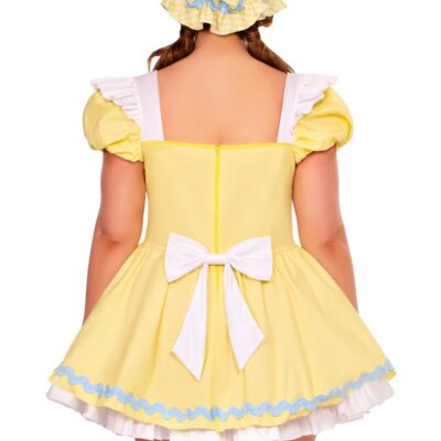 Plus Size 3 Pc Beary Cute Goldilocks Costume