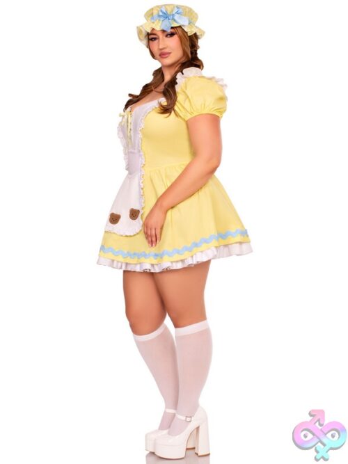 Plus Size 3 Pc Beary Cute Goldilocks Costume
