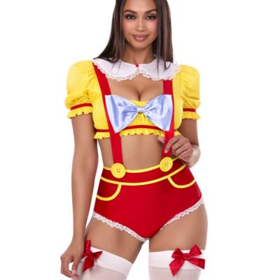 Darling Costume 3 Piece Double Trouble Darling Costume by Leg Avenue
