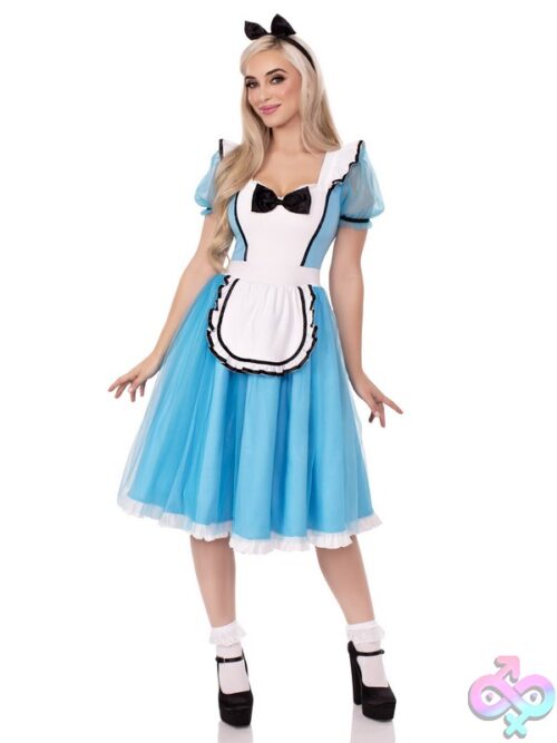 2 Piece Looking Glass Alice Costume