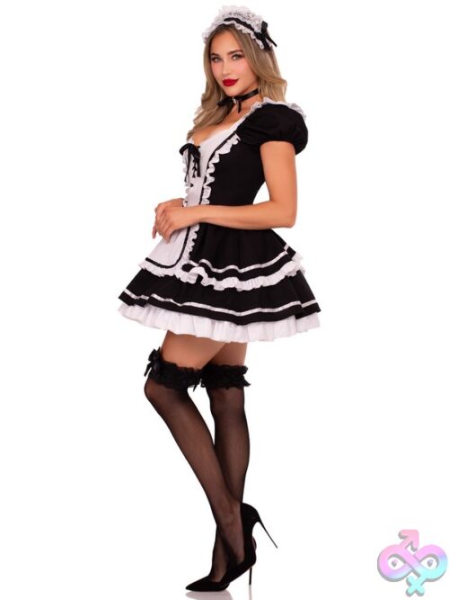 4 Piece Maid To Flirt Costume