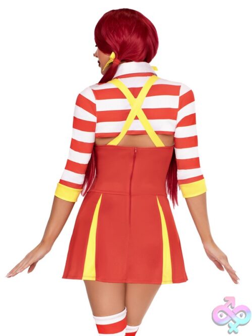 3 Piece Ketchup Clown Costume