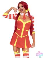 3 Piece Ketchup Clown Costume