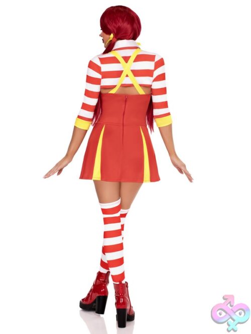 3 Piece Ketchup Clown Costume