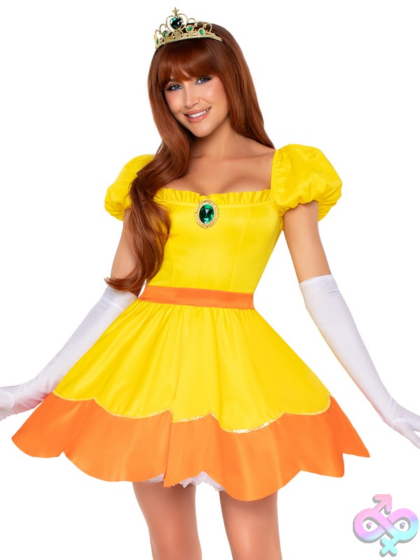 Discreet-Toys-Leg-Avenue-Costume-87308_001_160 Sunflower Princess Costume 4-Piece Set By Leg Avenue
