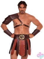 Mens 3 Pc Gladiator Costume