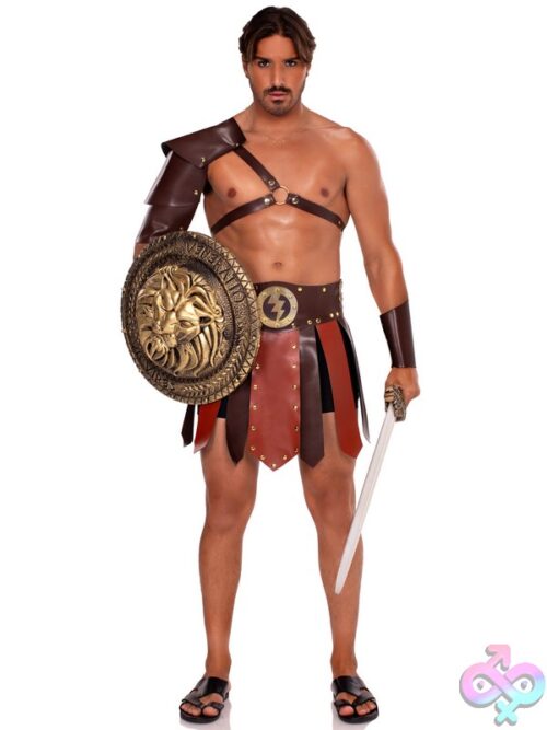 Mens 3 Pc Gladiator Costume
