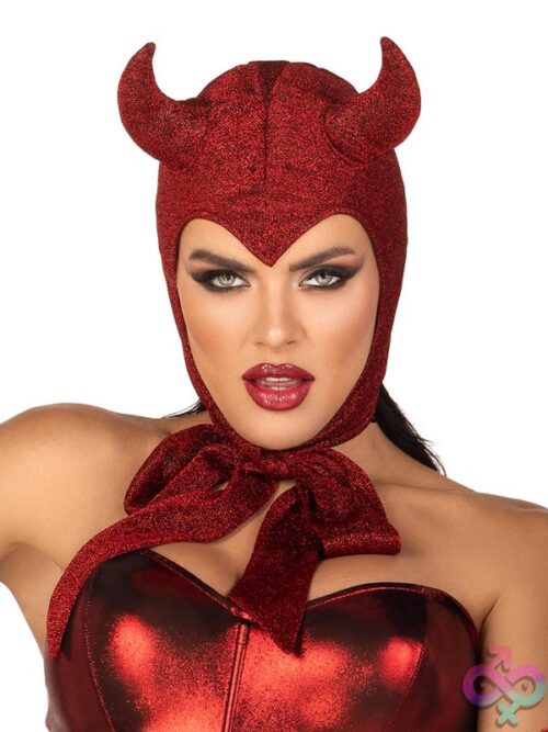 Glitter Shimmer Vintage Devil Bonnet