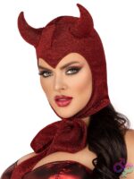Glitter Shimmer Vintage Devil Bonnet