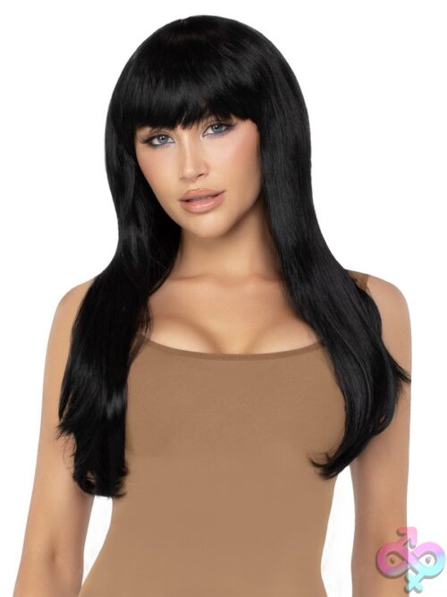25 Long Straight Bang Wig