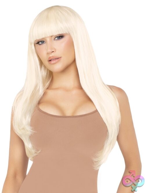25 Long Straight Bang Wig
