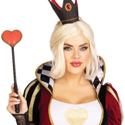 Heart Scepter 2 Piece Royal Crown Headband and Heart Scepter by Leg Avenue