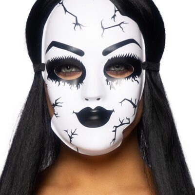 Porcelain Doll Mask 6 Pieces Per Box by Leg Avenue — doll mask set for masquerade and roleplay