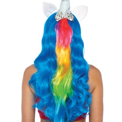 Magical Unicorn Headband Rainbow Wig Mane