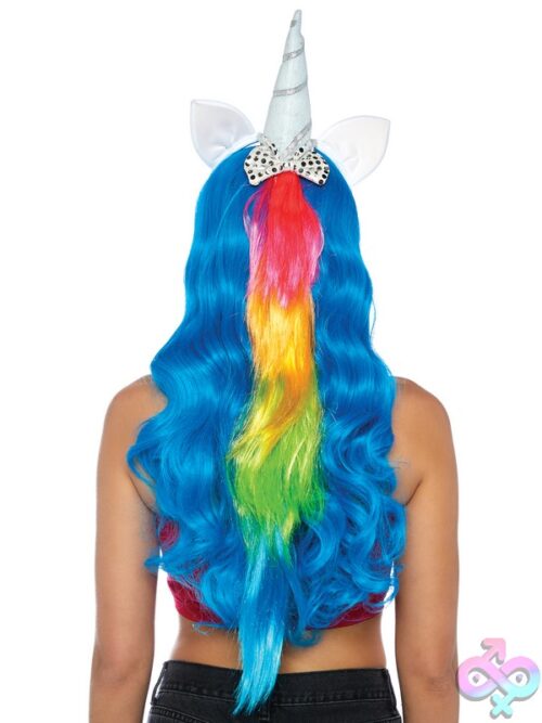 Magical Unicorn Headband Rainbow Wig Mane