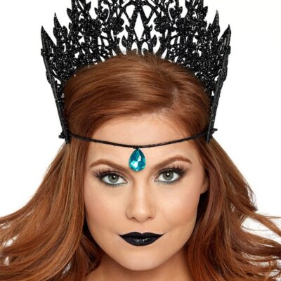 Jewel Accent Glitter Die Cut Crown by Leg Avenue lingerie accessories