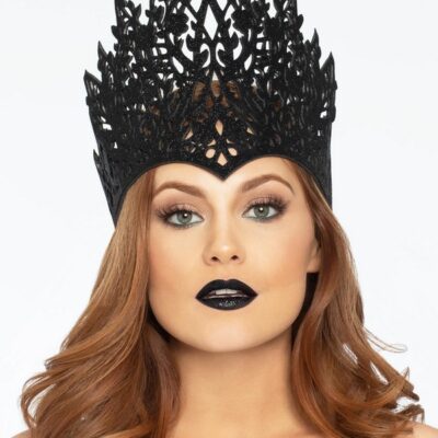 Glitter Die Cut Crown Jewel Accent