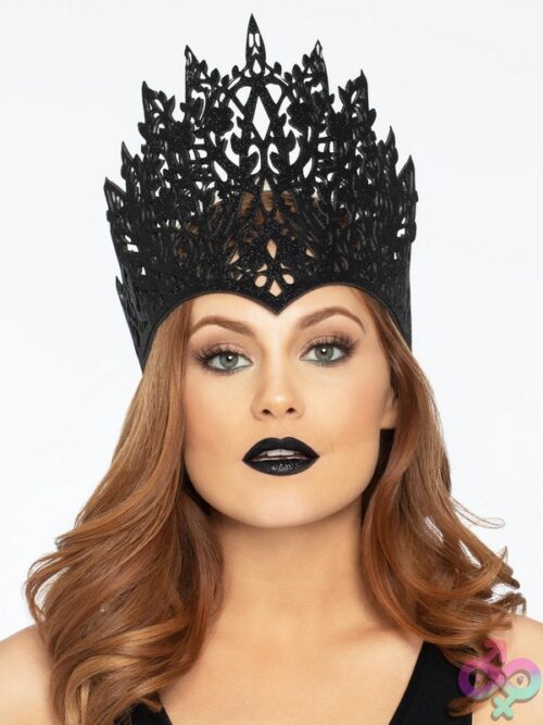 Glitter Die Cut Crown Jewel Accent