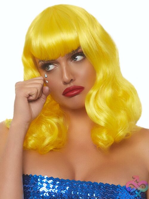 16 Retro Bang Curly Wig