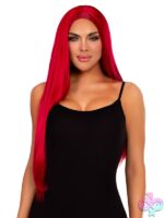 33 Long Straight Center Part Wig