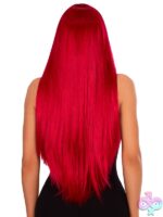 33 Long Straight Center Part Wig