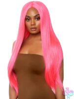33 Long Straight Center Part Wig