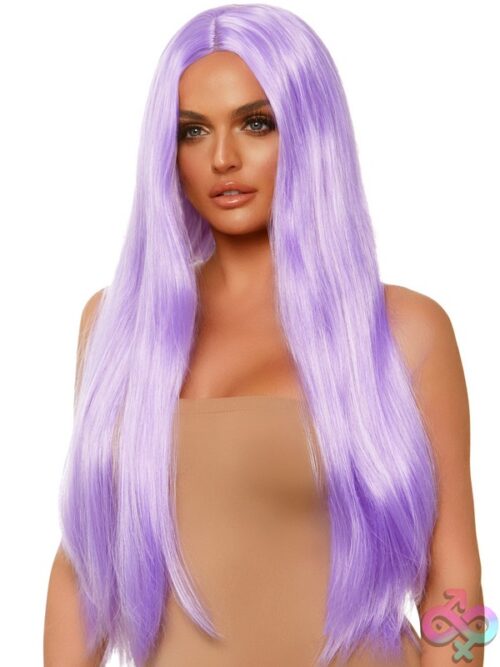 33 Long Straight Center Part Wig
