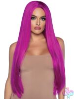 33 Long Straight Center Part Wig
