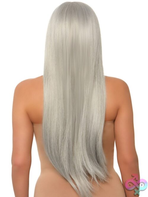 33 Long Straight Center Part Wig
