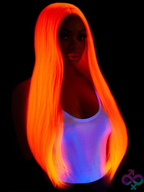 33 Long Straight Center Part Wig