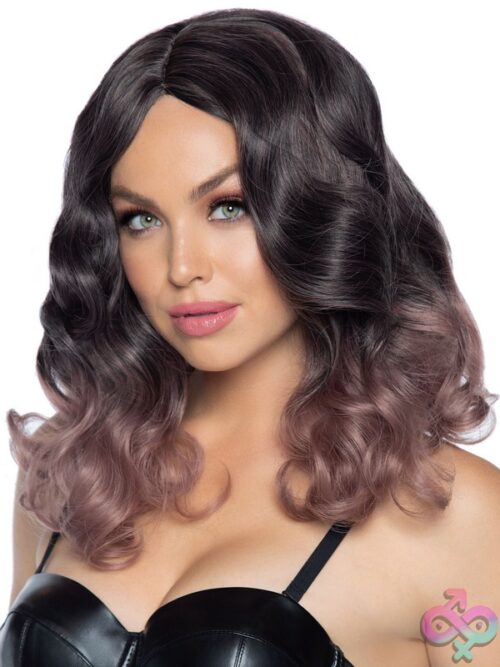 18 Curly Ombre Long Bob Wig