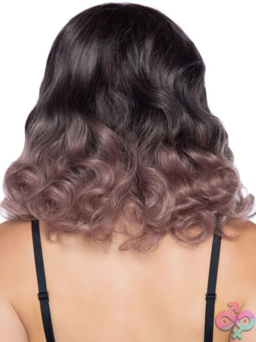 18 Curly Ombre Long Bob Wig