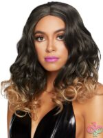 18 Curly Ombre Long Bob Wig